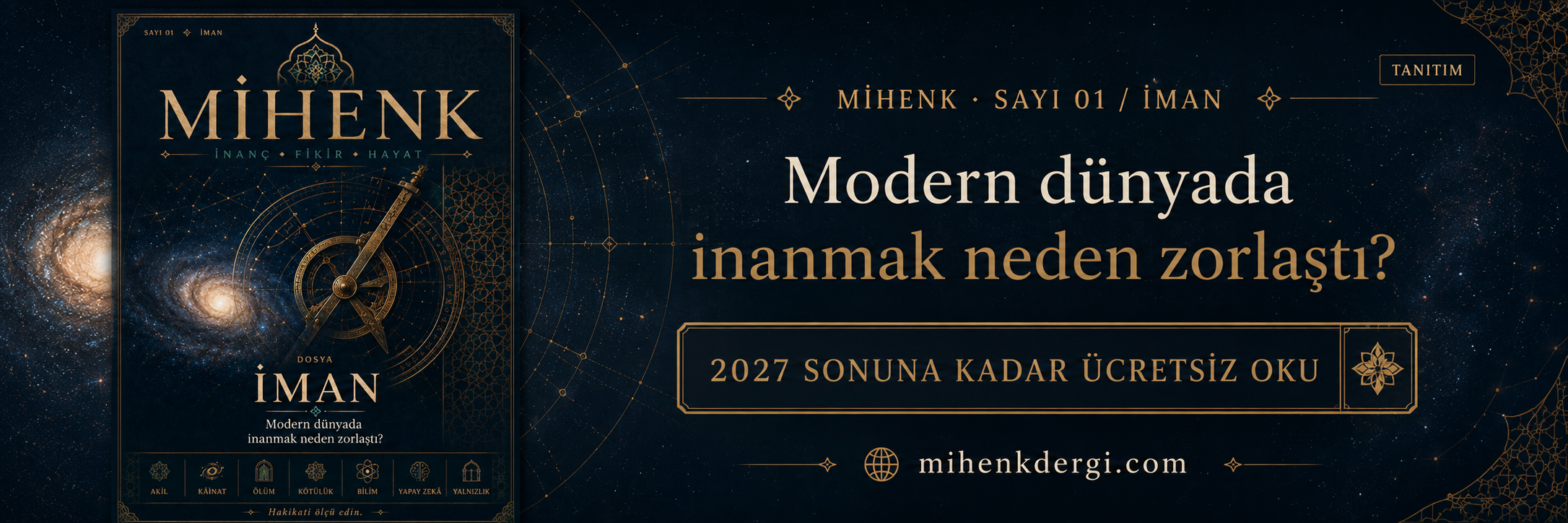 MİHENK Sayı 01 · İman. 2027 sonuna kadar ücretsiz oku.